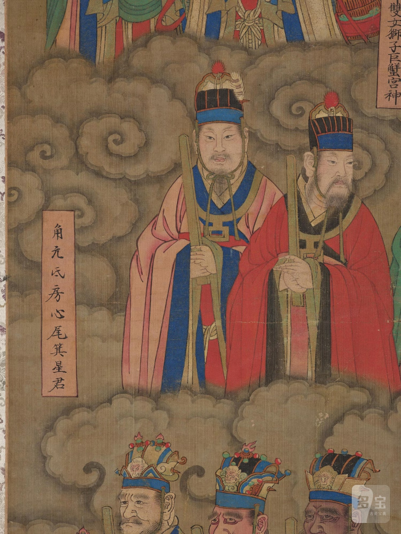 A Daoist painting of the lords and officials of hell by an anonymous artist, - 图6